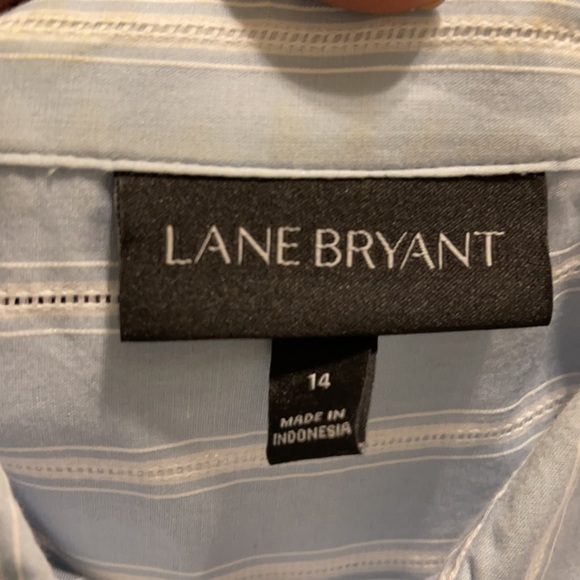 Lane Bryant Ruffle Button Front Top - Picture 2 of 2